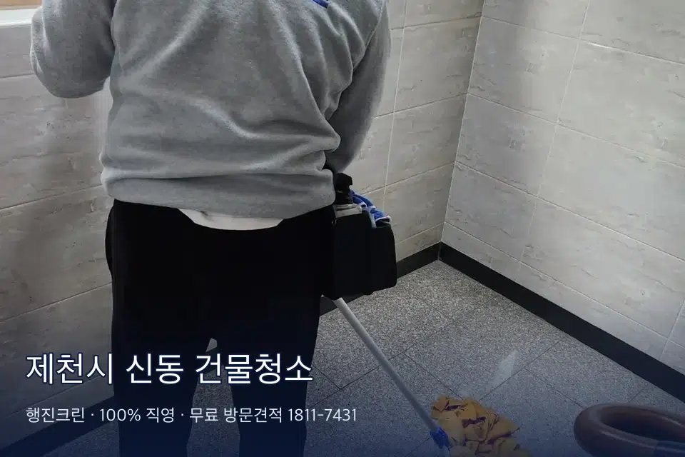 제천시 신동 건물청소