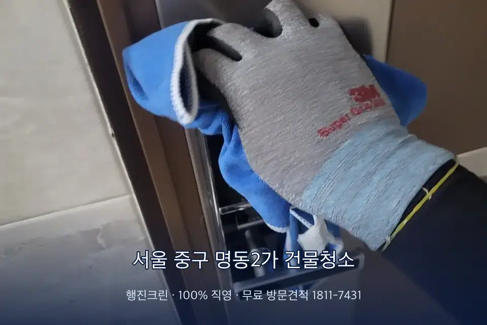 서울 중구 명동2가 건물청소
